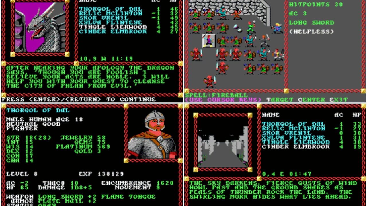 Advanced Dungeons & Dragons - Pool of Radiance screenshot 1