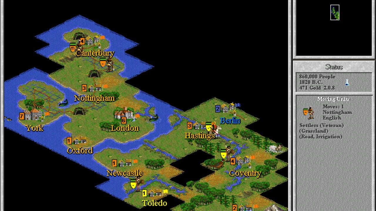 Sid Meier's Civilization II screenshot 1
