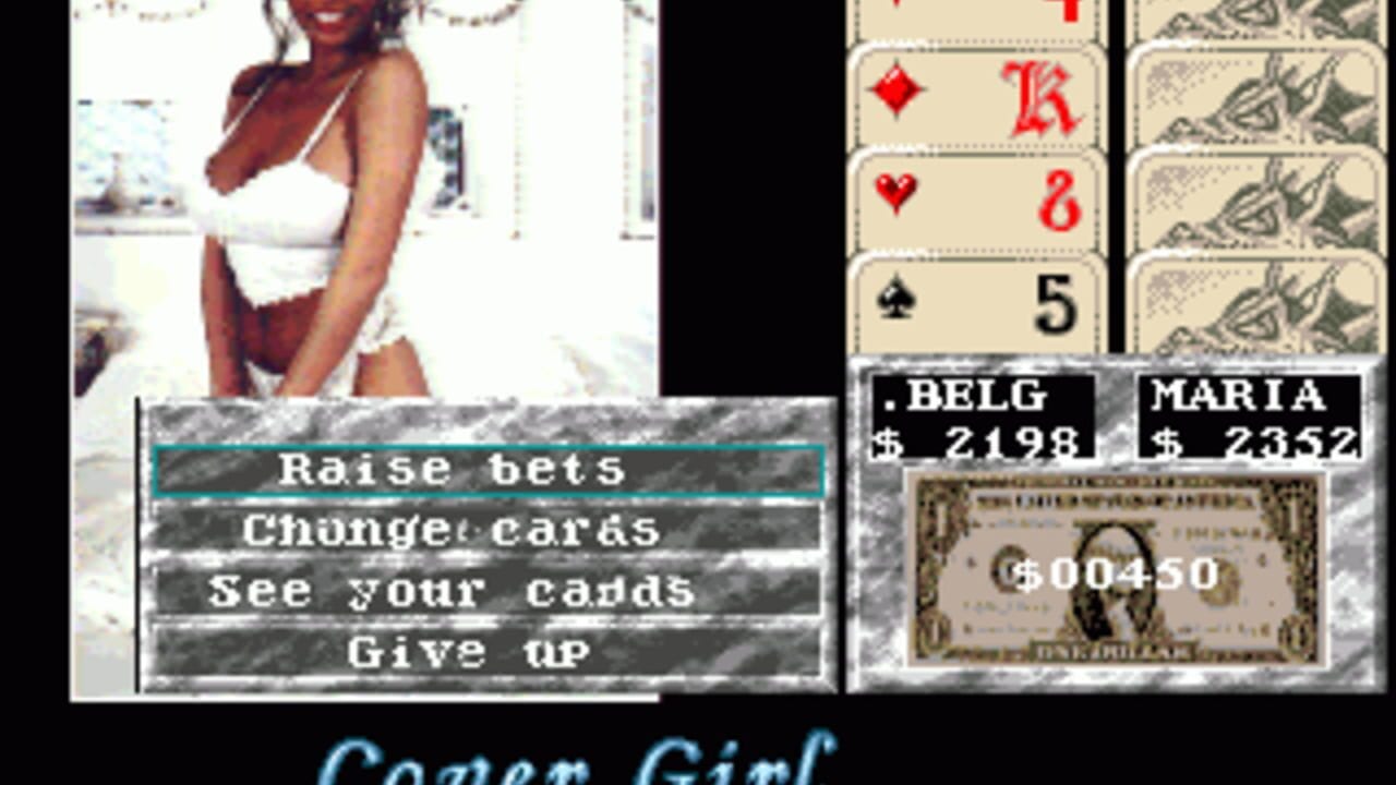 Cover Girl Strip Poker screenshot 1