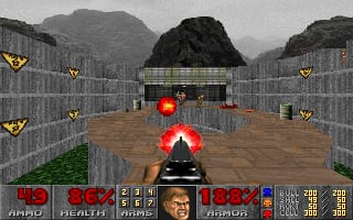 DOOM (MS-DOS) screenshot 1