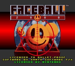 Faceball 2000 screenshot 1