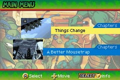 Game Boy Advance Video - Teenage Mutant Ninja Turtles - Things Change screenshot 1