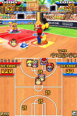 马里奥：Hoops 3 on 3 screenshot 1
