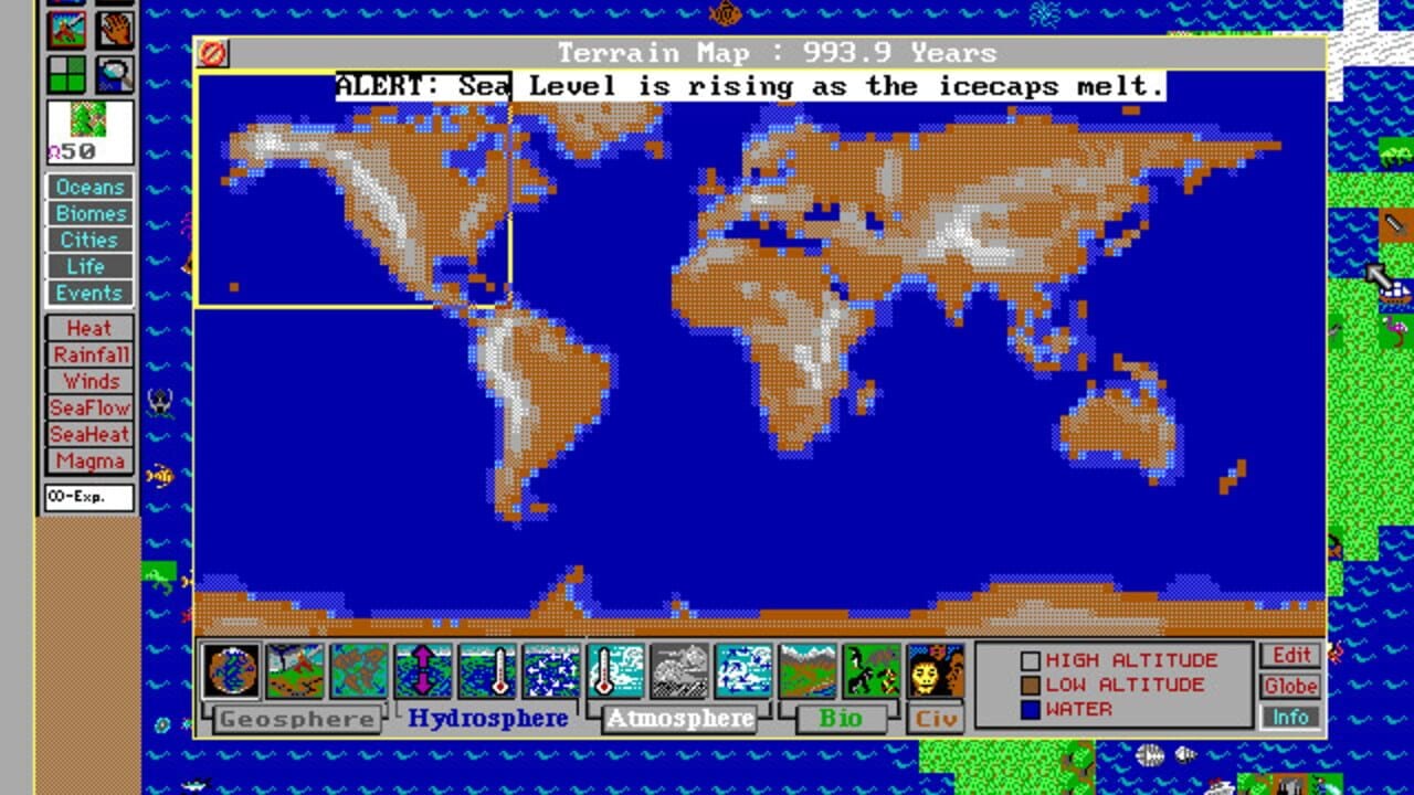 SimEarth - The Living Planet screenshot 1