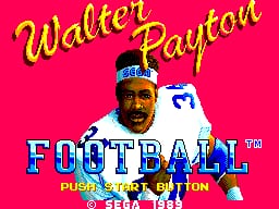 Walter Payton Football screenshot 1
