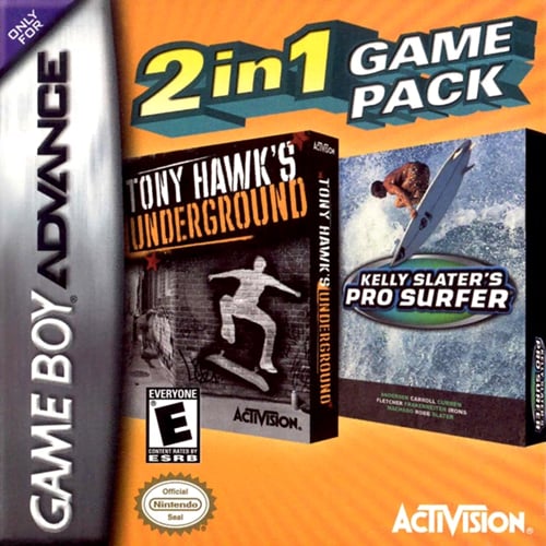 2 in 1 Game Pack - Tony Hawk's Underground + Kelly Slater's Pro Surfer