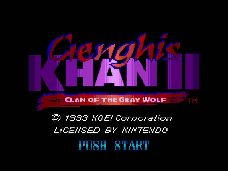 Genghis Khan II - Clan of the Gray Wolf