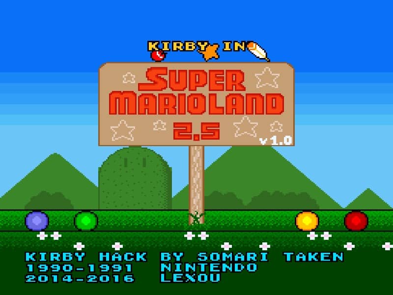 Kirby In Super Mario Land 2.5