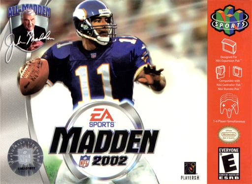 NFL：Madden  2002