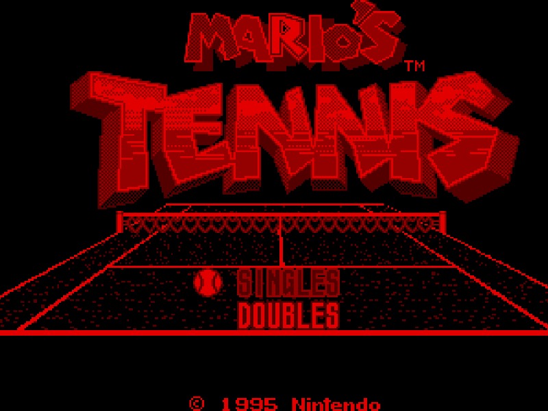 Mario's Tennis