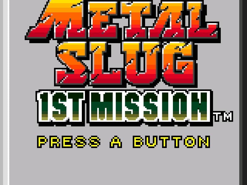 Metal Slug - 1st Mission