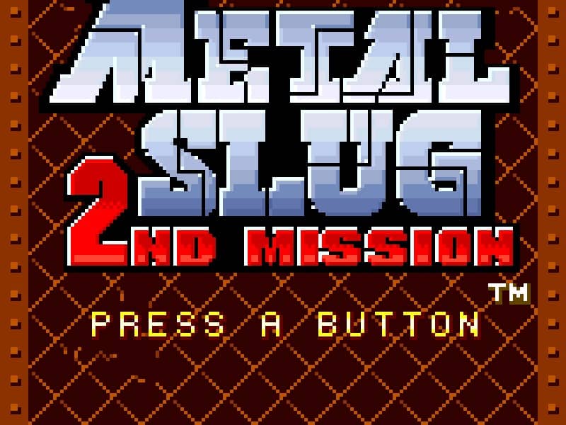 Metal Slug - 2nd Mission